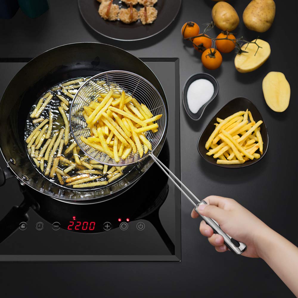 Stainless Steel Spider Strainer With Handle Exceptional Fry Ladle