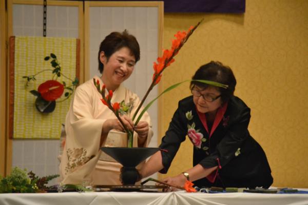 Third Anniversary Floral Exhibition & Demonstration with Toshiko Kobiki Sensei November 03, 2013 at Almansor Court