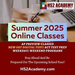 SUMMER 2025 ONLINE CLASSES