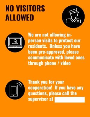 No Visitors Allowed
