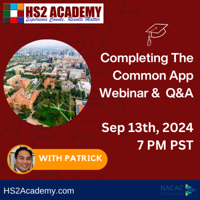 Completing The Common App For 2025: Webinar And Q&A This Friday