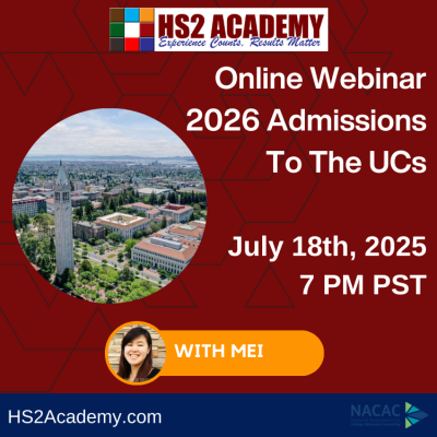 Your Ultimate Guide to UC Admissions – Join Our Live Webinar This Friday!